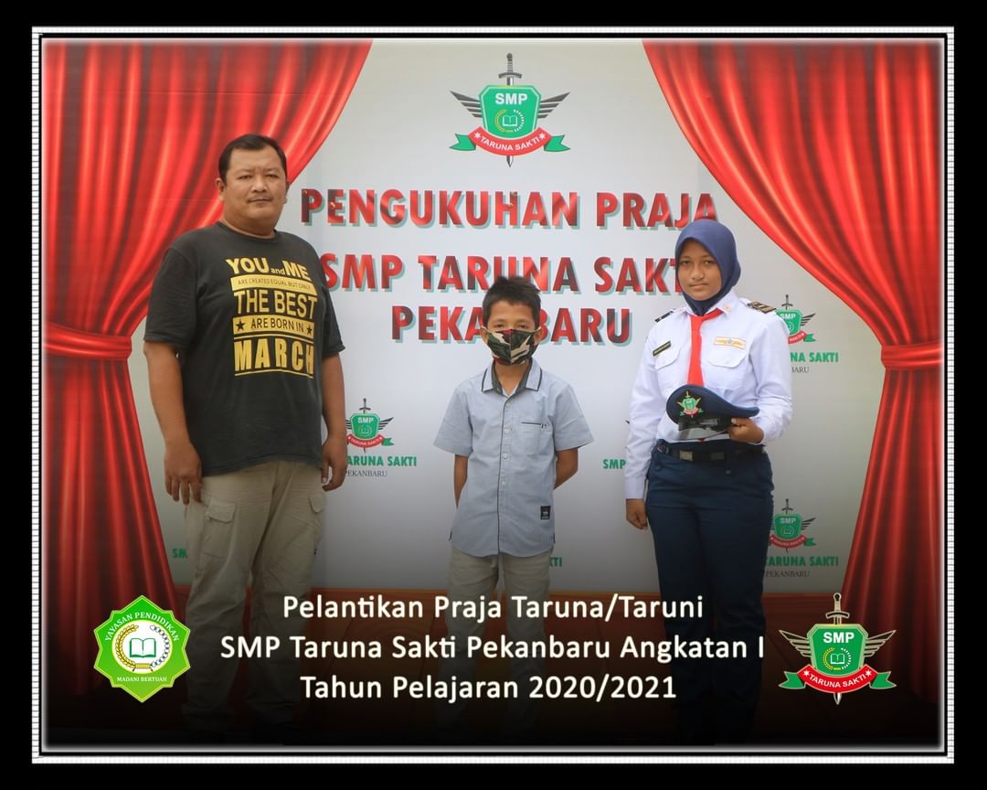 Pelantikan Praja Taruna/Taruni
SMP Taruna Sakti Pekanbaru Angkatan I
Tahun Pelajaran 2020/2021